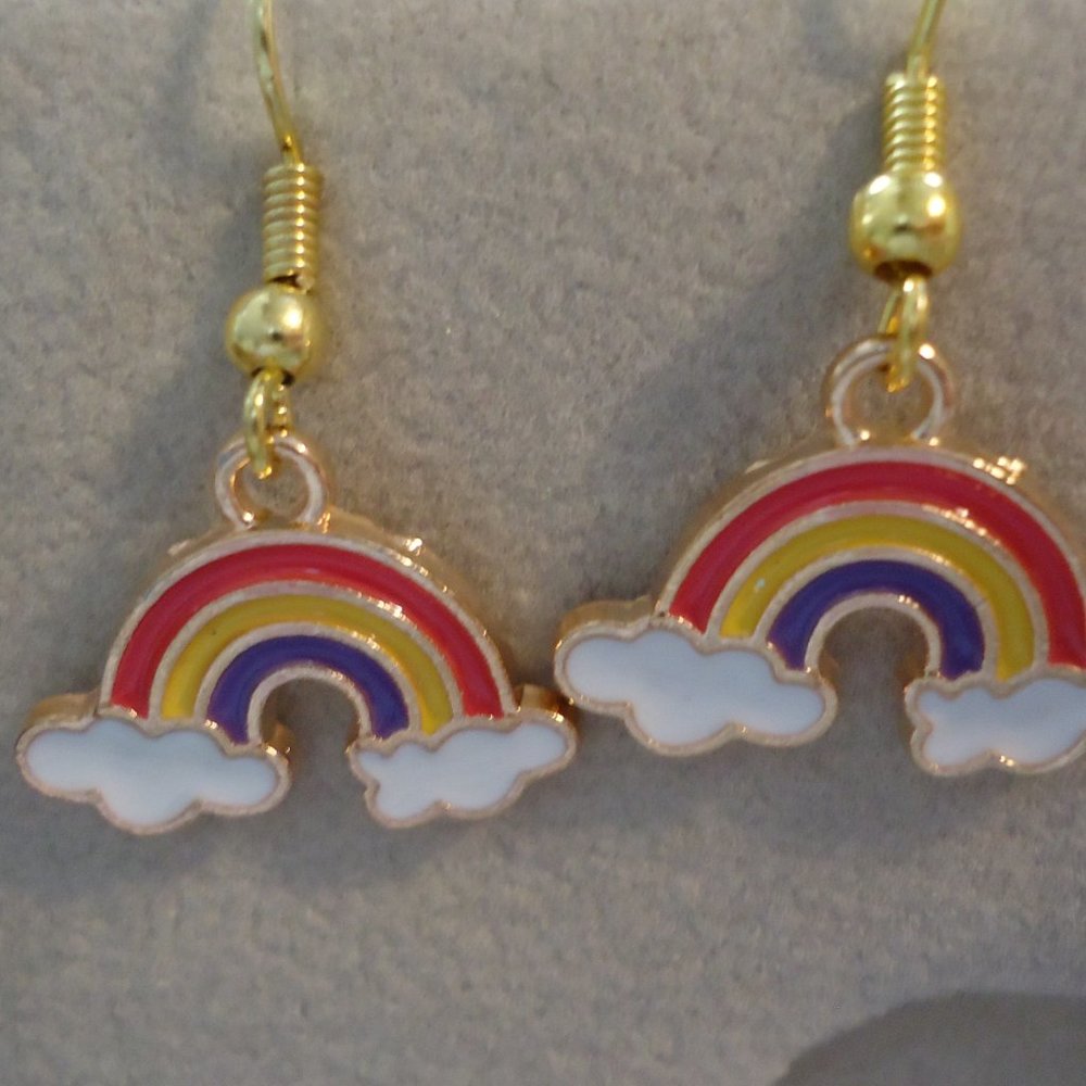 Hanging Rainbow Earrings